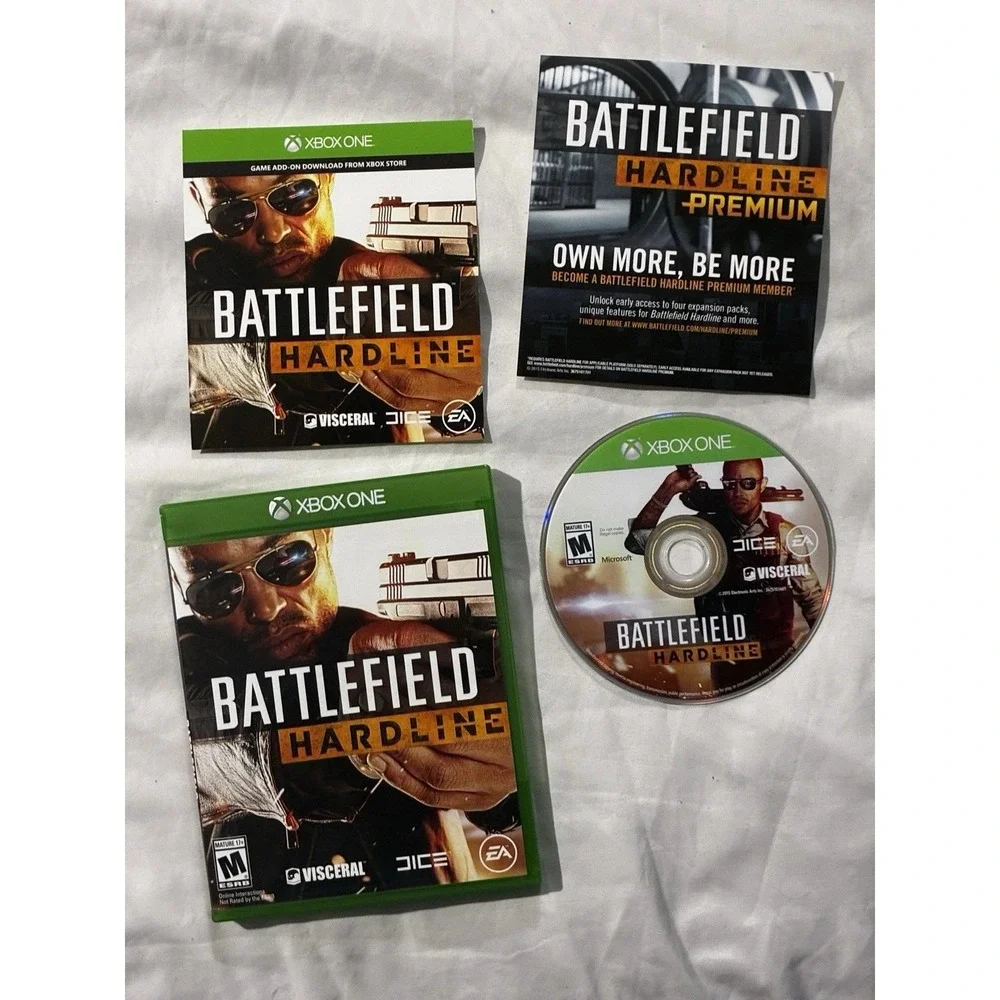 Battlefield‎ Hardline Xbox One EA Visceral Games First Person Shooter FPS CIB